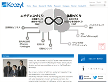 Tablet Screenshot of koozyt.com